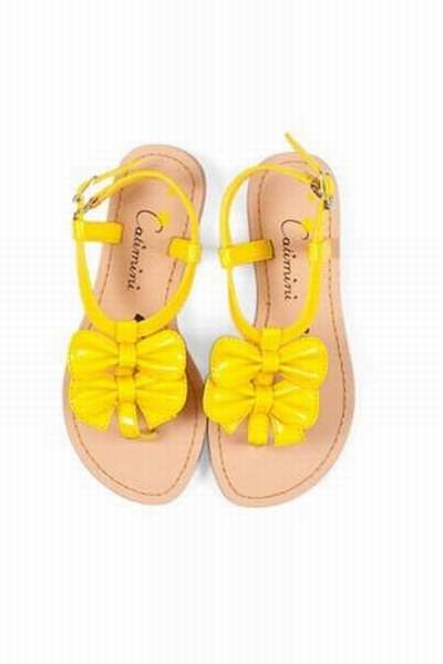 chaussure jaune femme pas chere