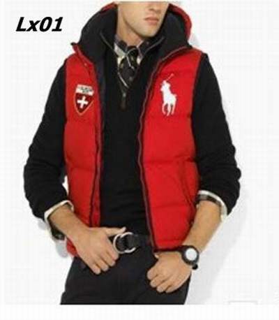 doudoune sans manche ralph lauren pas cher