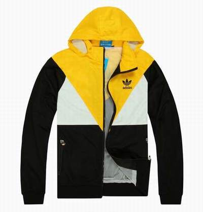veste adidas original noir et or